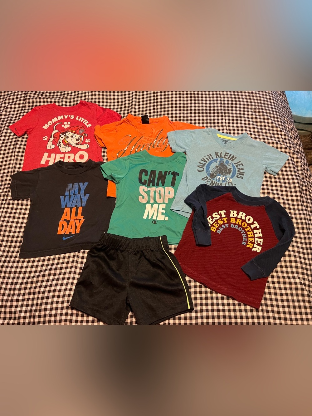 Boys size 18 month shirts and shorts